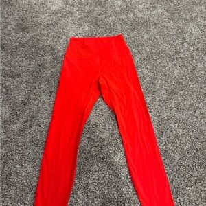Women’s  Red Leggings